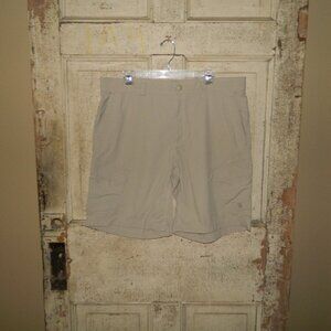 The North Face Mens Tan Nylon Cargo Shorts Trail Adventure Size 36 (Q-60)